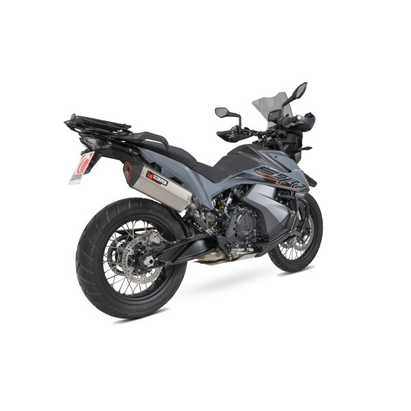 Scorpion Exhaust KTM Adventure 890 / Adventure 890 R 2021 - 2023 Serket Parallel Slip-on Titanium Sleeve